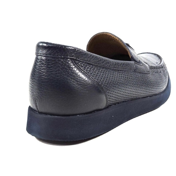 BALDININI ?? BLUE LEATHER SUMMER LOAFERS main image 5